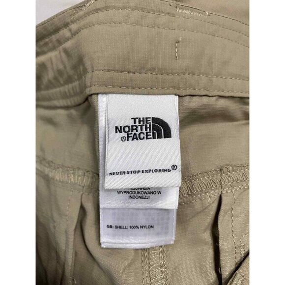 Northface Womens Bermuda Shorts Khaki Size 4‎ Hiking/outdoors - Picture 5 of 11